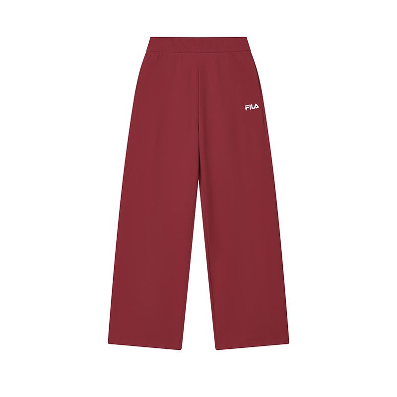 

Fila Оригинальные Классические Минималистичные Модные Ретро Универсальные Удобные Свободные Повседневные Брюки Женские низы Красный F51W619601FRD XS