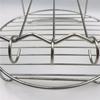 6/7/8 Inch Tray Baking Air Fryer Rack Kitchen Grill Holder Air Fryer Accessories Baking Tray Double Layer Round Barbecue Rack
