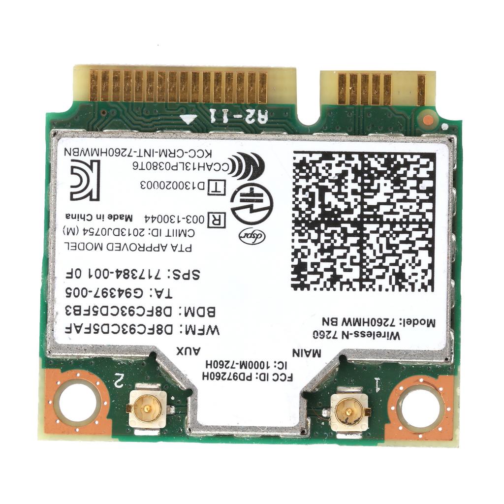 Mini PCIE Wireless Wifi Card BT 4.0 Network Express Interface Module 7260HMW Bn