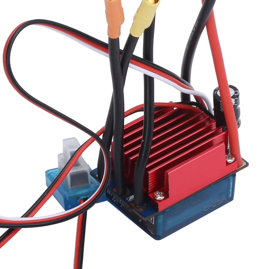 25A Brushless ESC Set, RC 7200KV Brushless Motor Set, High Strength, Multi-Function for 116 and 118 Scale RC Drones