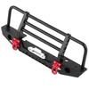 Metal FrontRear Bumper with LED Lights for Traxxax Trx4 for SCX10II 90046 110 RC Car