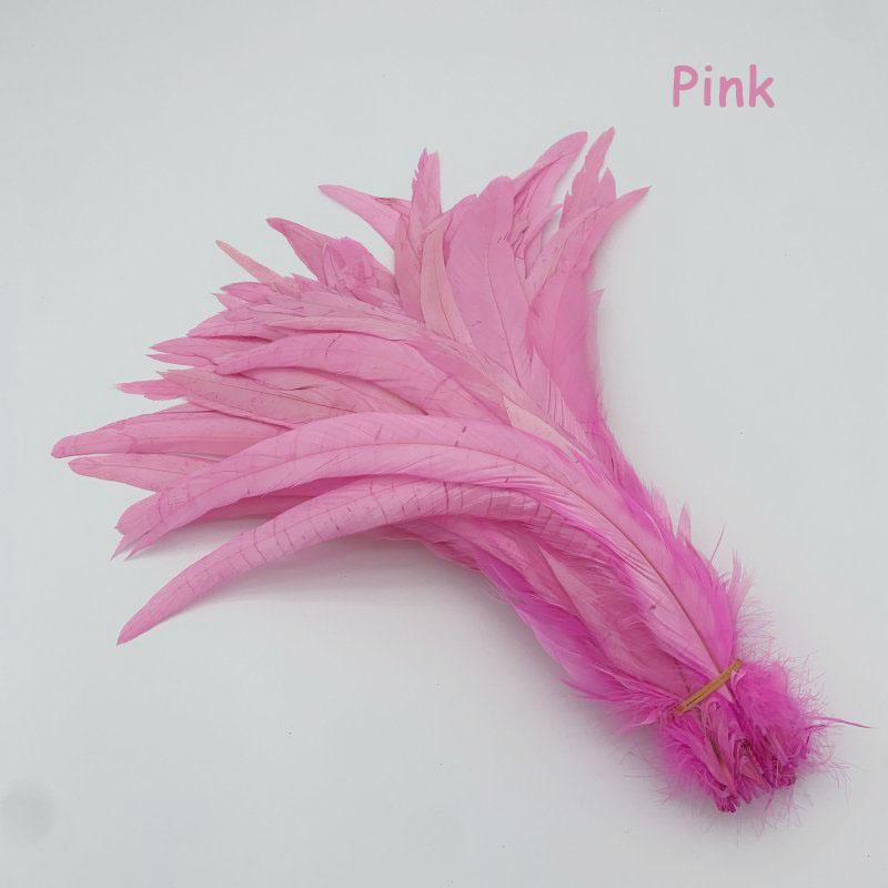 Natural Rooster Tail Feathers, Mint Green Plumes, Diy Cock Clothing, Jewelry Accessories, Party, Whole, 25-45cm,10-18in