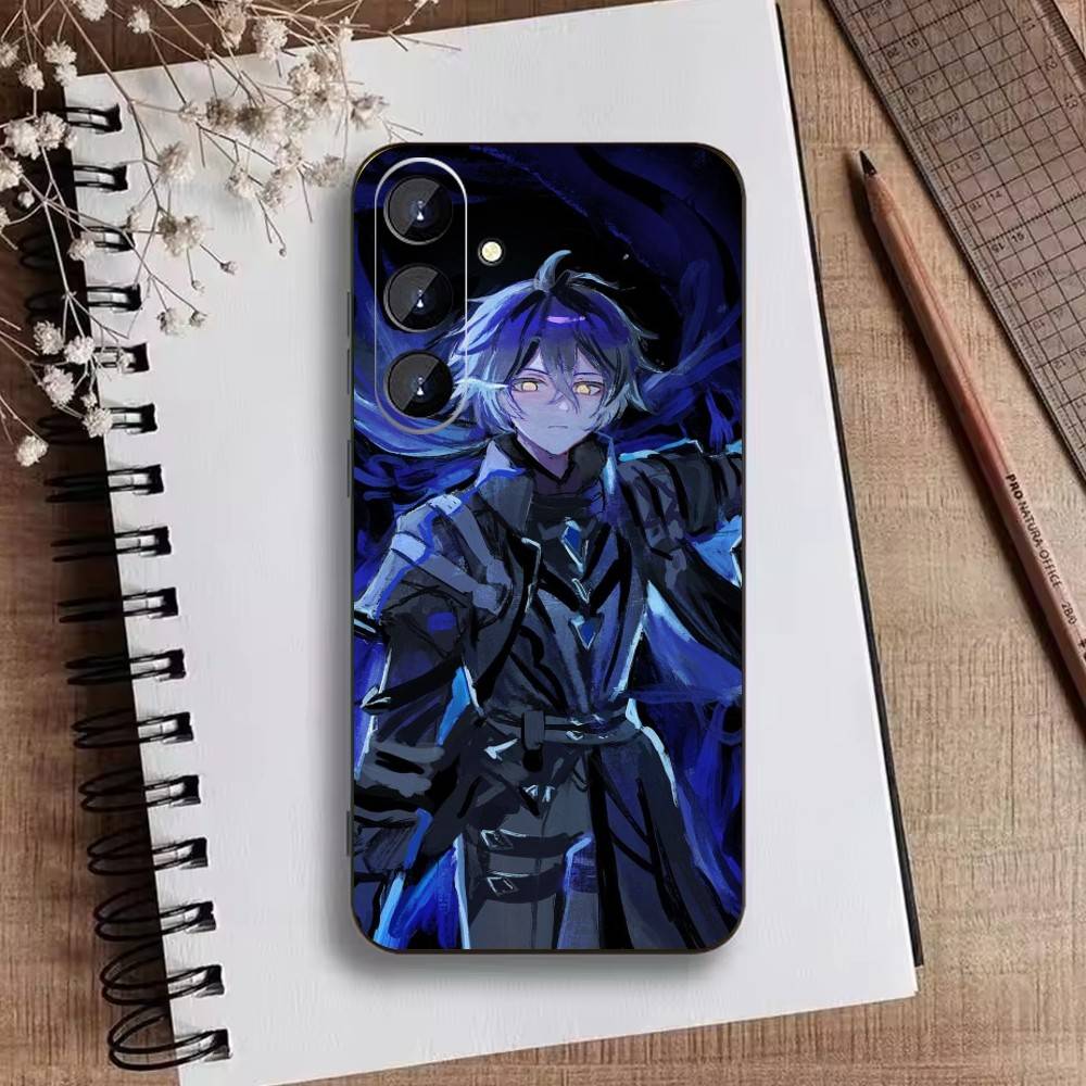 GEnshin Y-KKaedehara Kazuha Phone Case For Samsung Galaxy A73,21,22,32,71,53,52,51,80,5G Soft Black Cover