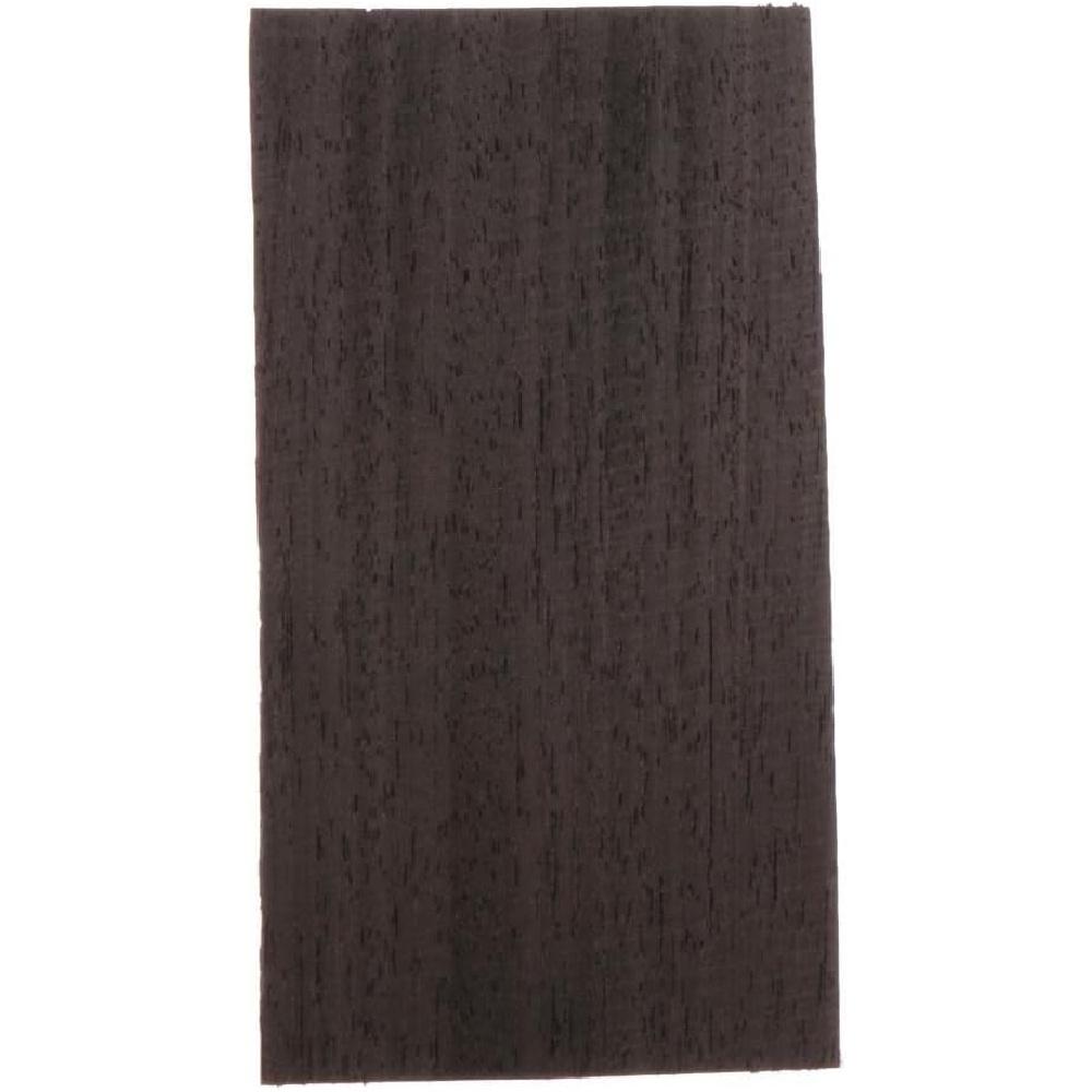 Handcrafted Guitar Headstock Veneer Set for Unique Instrument Customization, Black Wood
