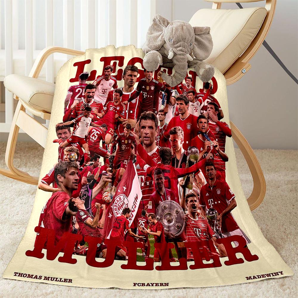 Bayern Munich Blanket Soft Warm Cozy Great for Livingroom Office Couch for All Occasions Warmthful Decor Best Holiday Gift for Friends Family