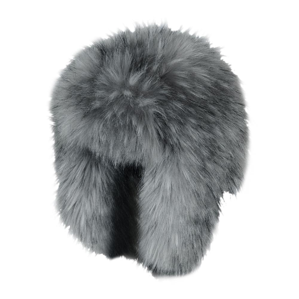 Faux Fur Bomber Hats Round Earflap Winter Round Earflap Cap  Winter Outdoor Activities Wear