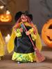 1 Stück Halloween Hexe Hängeornament mit Besen Halloween Hexe Hängende Requisiten Hexenbesen Requisiten für Spukhaus Partydeko
