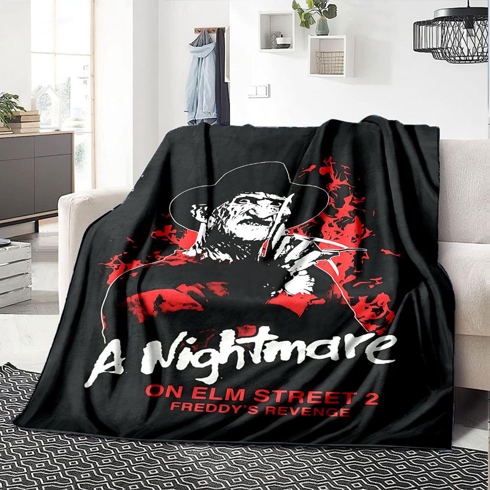 1pc Nightmare Freddy's Revenge Soft Flannel All Season Throw for Home, Office, Outdoor UseDurable Comfort Soft Warm Throw for Home
