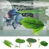 Suction Cup Frog Geckos Platform Simulated Lotus Leaves Reptile Basking Area  Geckos