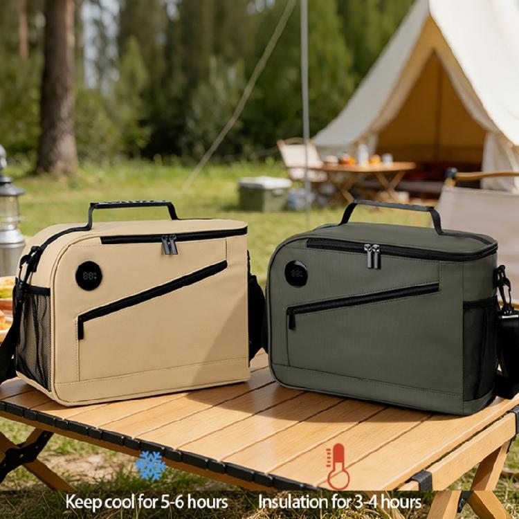 Premium Reflective Insulated Lunch Pack With LCD Panel For Hot Cold Items