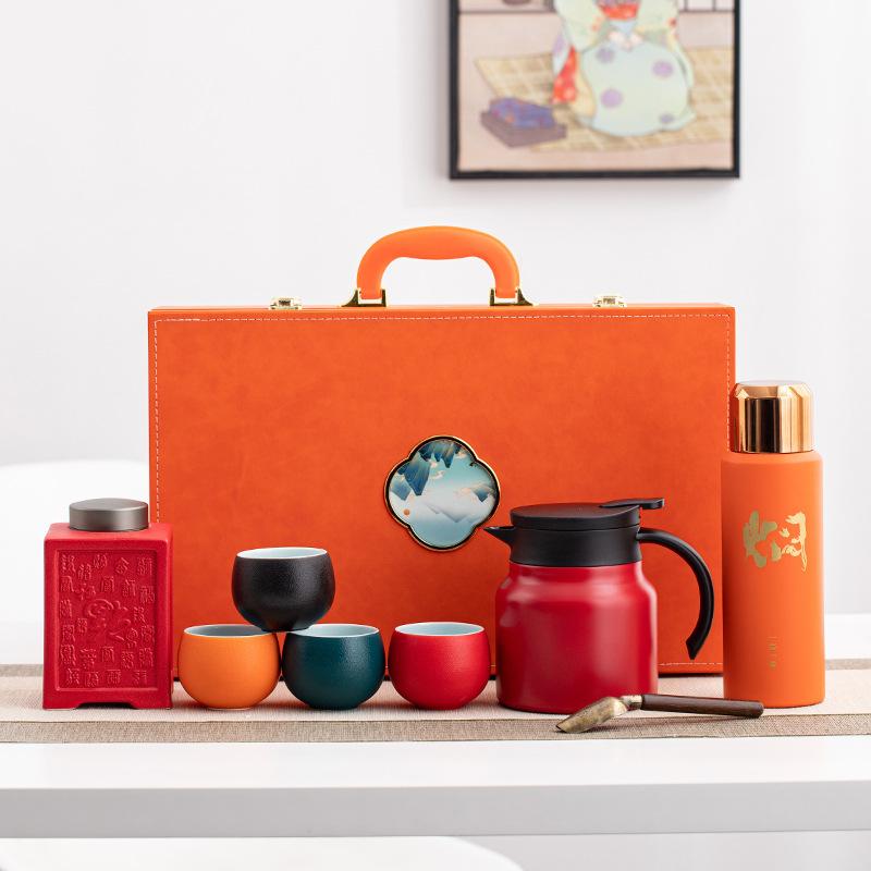 Business Company High-end Gifts Exclusive Tea Gift Set Stewed Teapot Stewed Tea Cup Tea Set