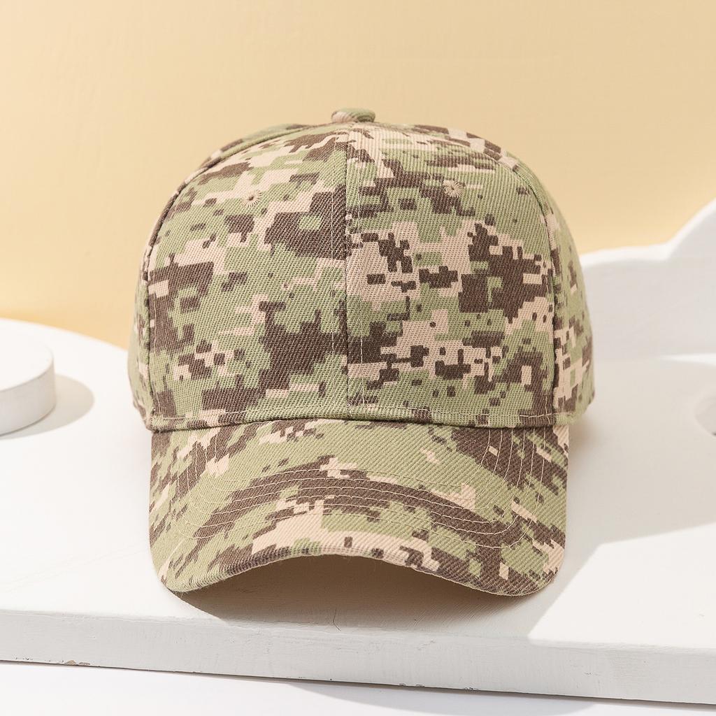 Cross-Border Fashion Military Style Camouflage Baseball Hat, Adjustable Brim Sunshade Cap, Suitable for Jungle Trekking