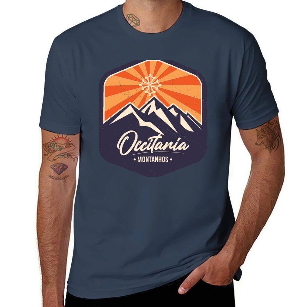 Occitania Montanhas Montagnes dOccitanie TShirt Essential Solid Color TShirt