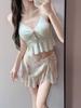 Sweet and spicy ins split swimsuit for women, sexy small breasts, thin belly, conservative hot spring vacation, pure desire high-end swimsuit