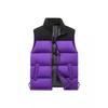 Chaleco de Otoño e Invierno para Hombre de Pana sin Mangas Invierno Cuello Alto Estilo Coreano Moderno Pareja Plumón Algodón Cálido Chaqueta
