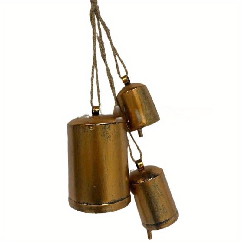 

Винтажный стиль металлические рождественские колокольчики деревенский латунный золотой большой колокольчик корова для домашнего садового декора поделки рождественские украшения Other