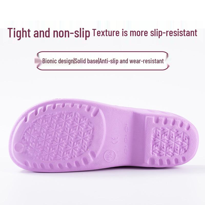 Waterproof Non-Slip Surgical Shoes for Doctors and Nurses – Closed-Toe Protective Slippers for Hospital, Laboratory, and ICU Use