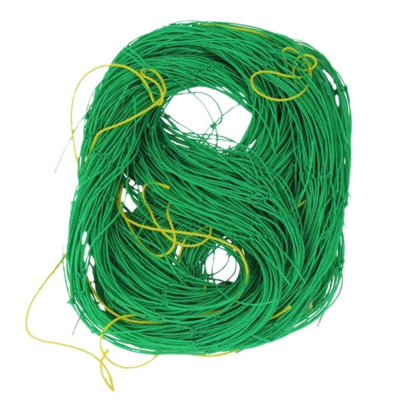 Gartenpflanzen Kletternetz Hochbelastbares Polyester Wachstumsnetz Gartengitter Netz mit Quadratmaschen für Blumen Gemüseanbau