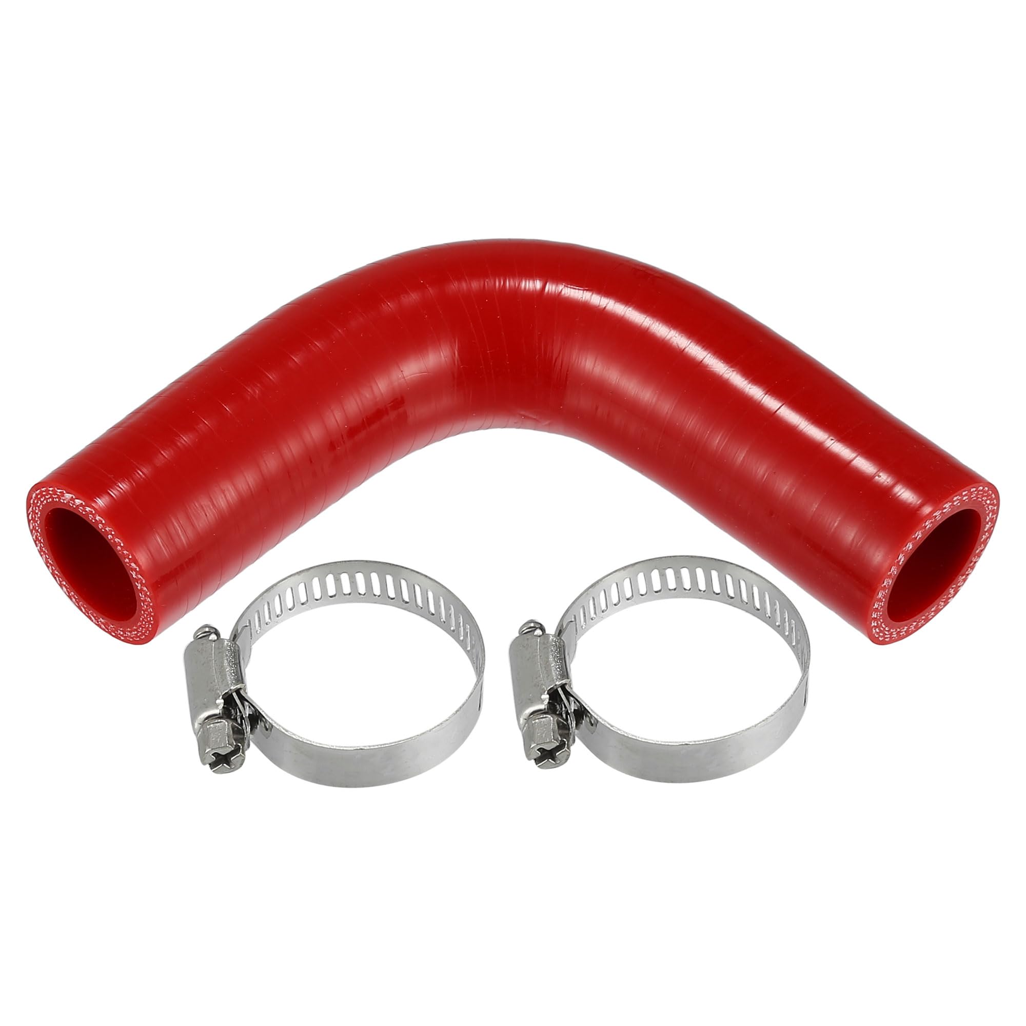 X AUTOHAUX 1 Set Inner Diameter 25mm Length 100mm 90 Inner diameter 25mm красный