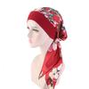 New fashion printed flowers women inner hijabs caps muslim head scarf turban bonnet ready to wear ladies wrap under hijab cap
