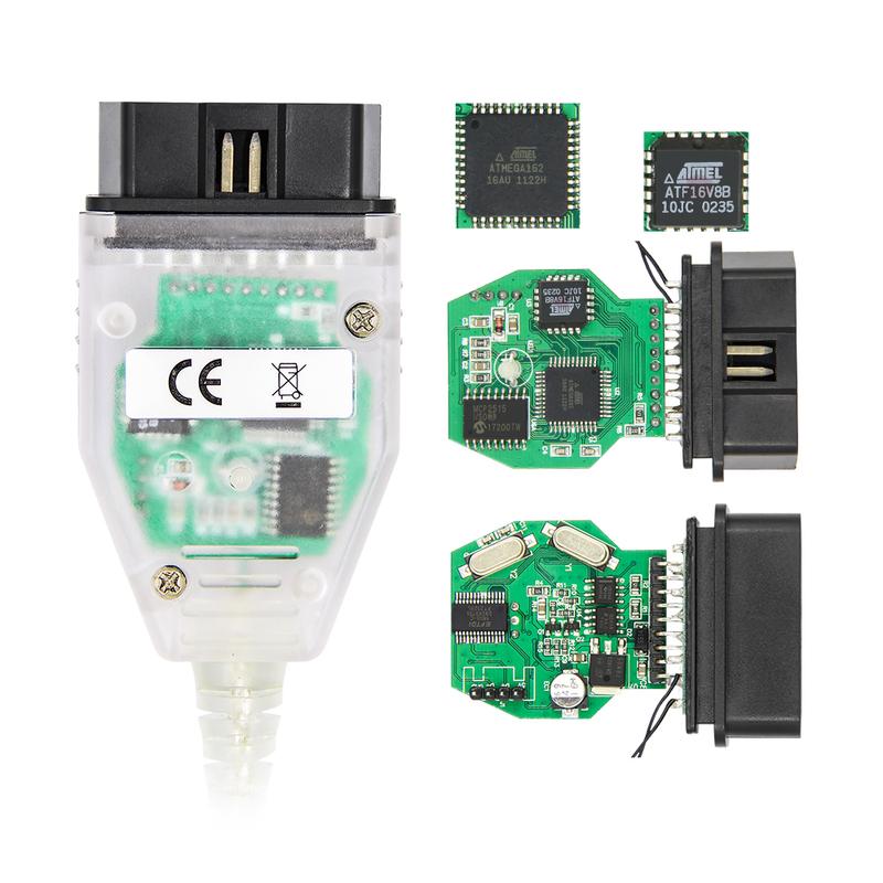For K+DCAN FTDI 9241A With Switch K DCAN OBD 2 OBD2 Interface OBDII Car Diagnostic Auto Tools K-line K line For Inpa Cable