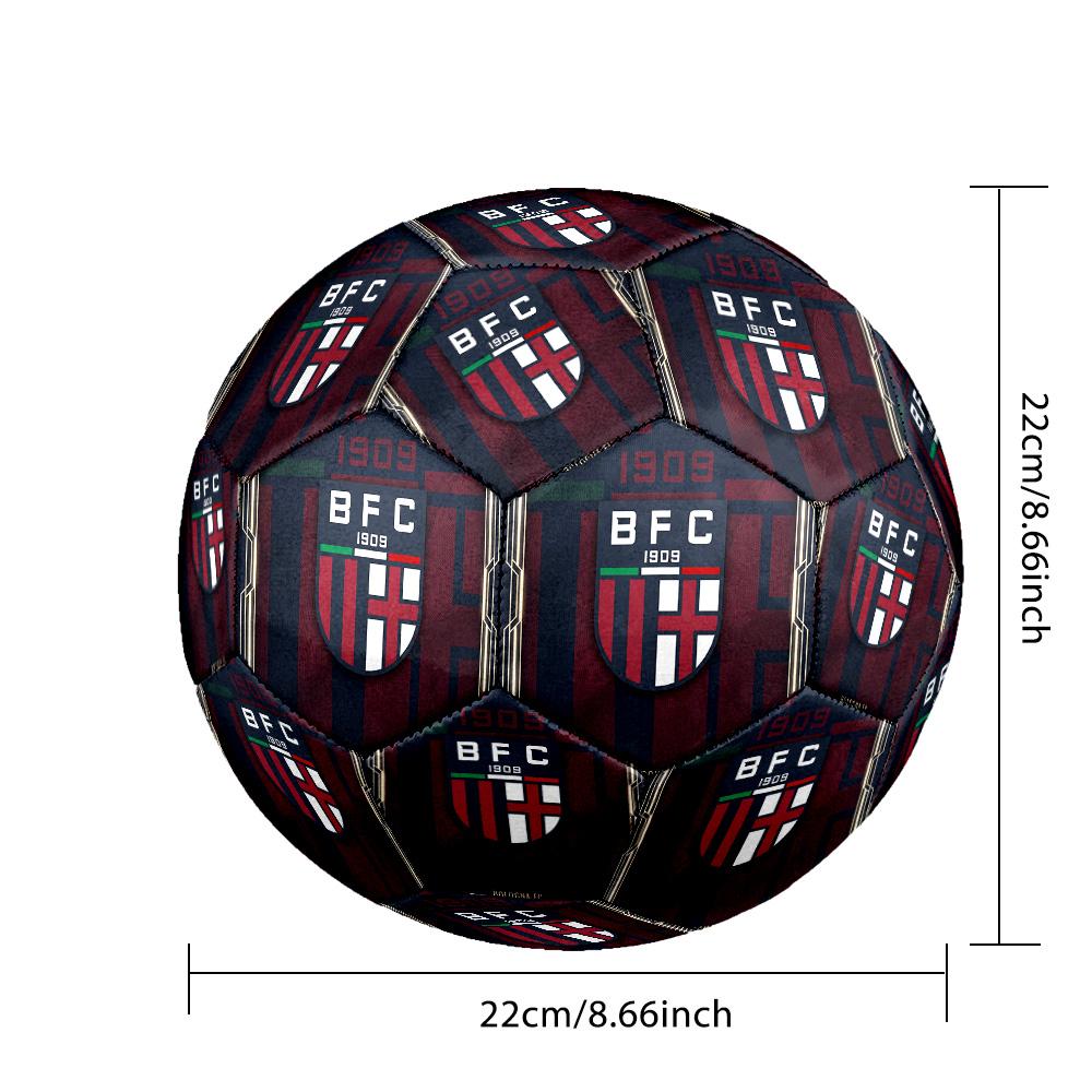 Bologna FC Size 5 Standard Football Durable Training Match Soccer Ball for Adult Outdoor Sports