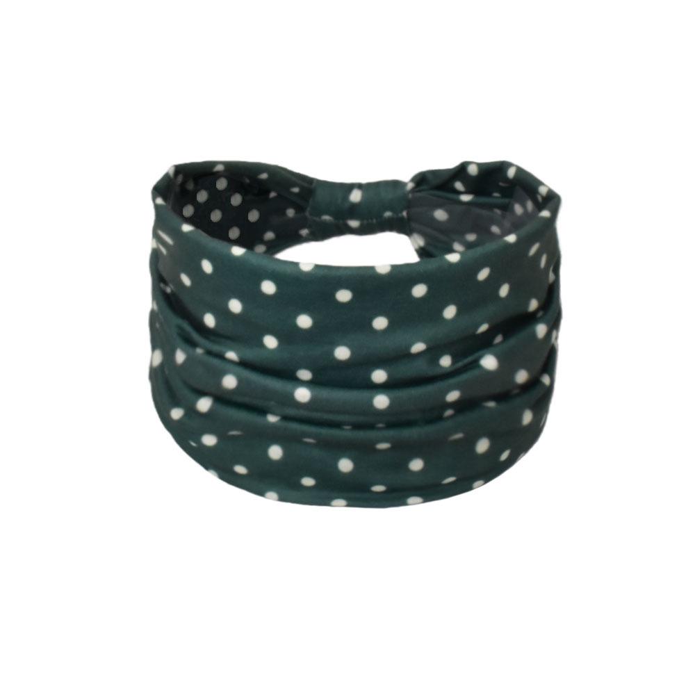 Women's Paisley Sport Yoga Headband - Sweat-Absorbing, Elastic Cotton, Bohemian Style