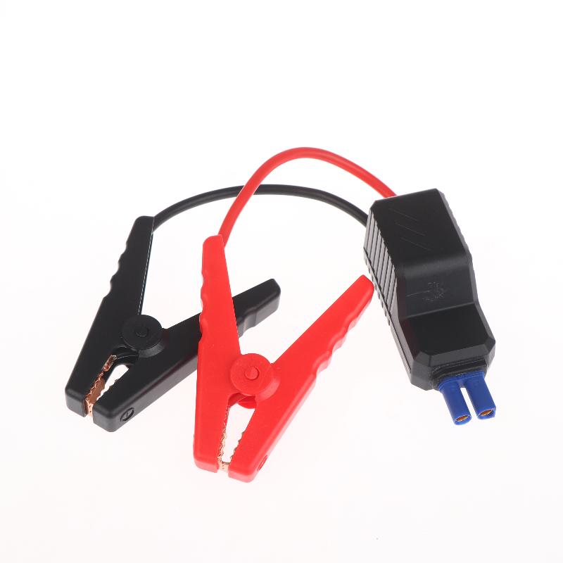 1Pcs 650A 12V Anti Reverse Connection Emergency Jumper Cable Clip Equipped With EC5 Plug Connector Intelligent Clamp Booster