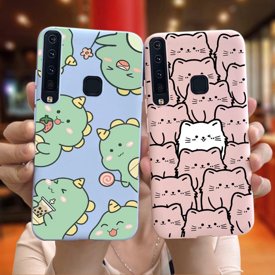 Hülle Für Samsung Galaxy A9 (2018) Niedliche Cartoon-Bonbonfarbene Weiche Silikon-Handyhüllen Für Samsung A9 2018 SM-A920F A9200 Bumper