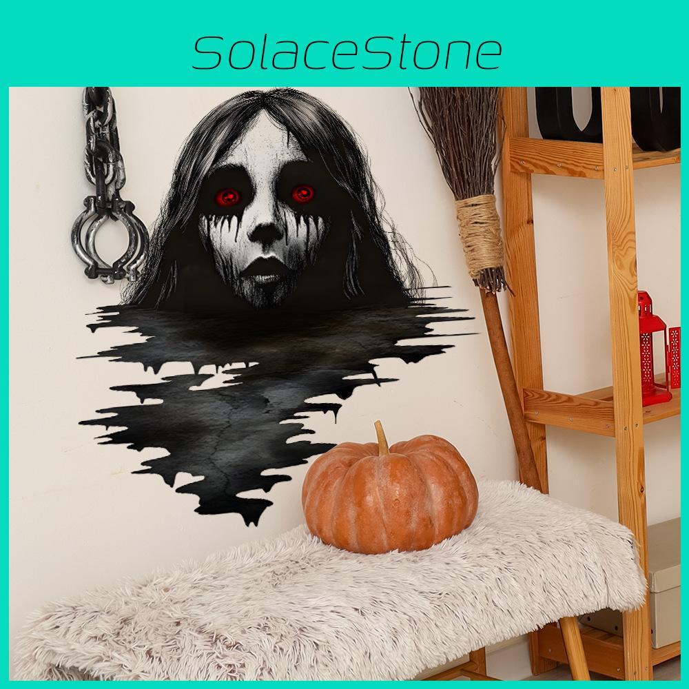 Halloween Thriller Female Ghost Bedroom Living Room Home Decoration Stickers