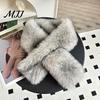 Soft Plush Winter Scarf Faux Fur Collar for Women, Neck Warmer Scarf, Fluffy Stylish Warm Coats Scarves, Thanksgiving Christmas Fashion Gifts Mothers