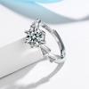 New 925 Sterling Silver Ring Heart Adjustable Simplicity Fashion Exquisite Student Girlfriend Jewelry Accessories Wedding Party