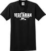 Non sono vegetariano ma mangio animali divertenti T-shirt unisex (S-5X)