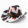 Neuer Western-Cowboyhut Kuhmuster Personalisierte Accessoires Cowboyhut Vier Jahreszeiten Vielseitig Ethnischer Stil Cowboyhut