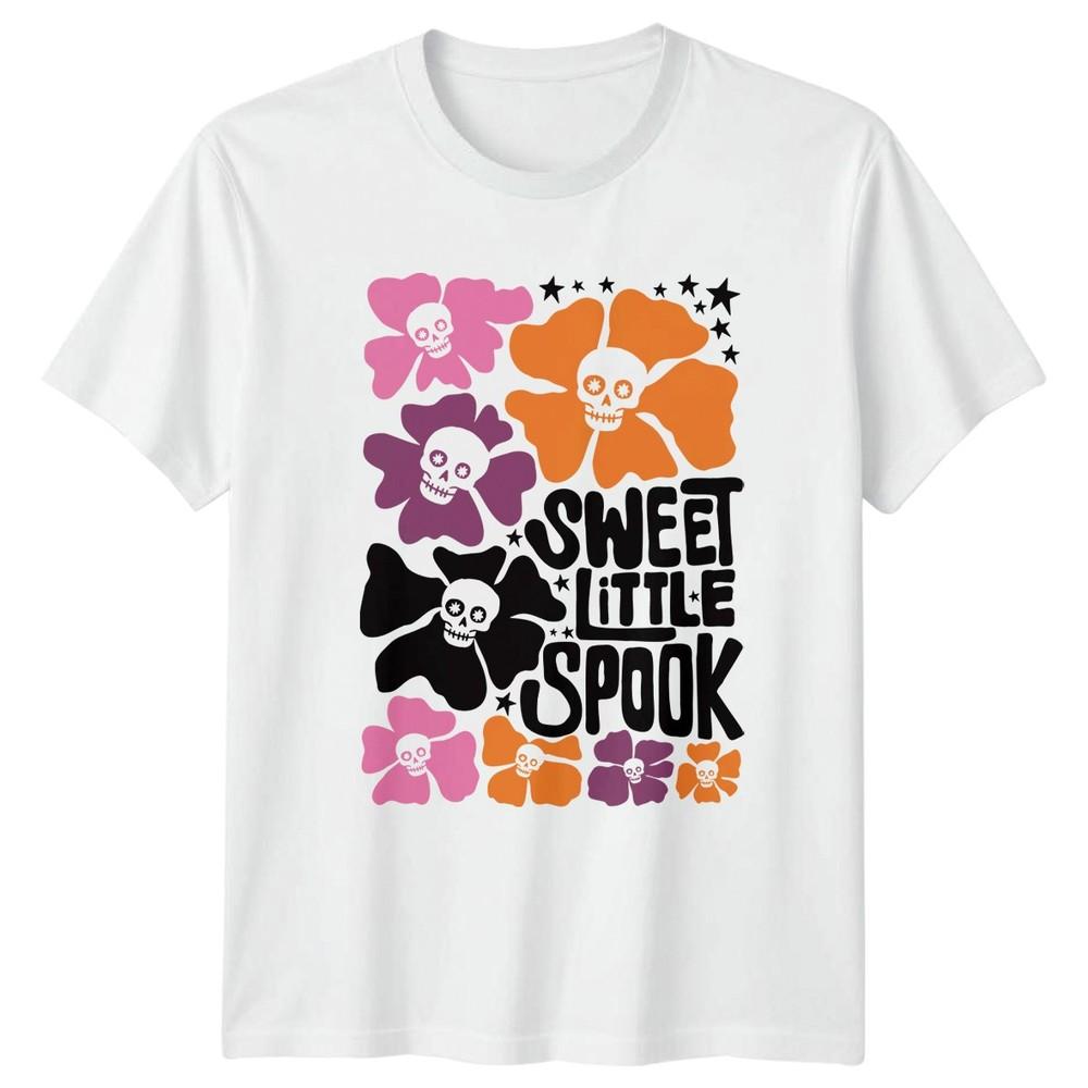 Sweet Little Spook Halloween Holidays Unisexs Unisexs Graphic Tee Shirt S