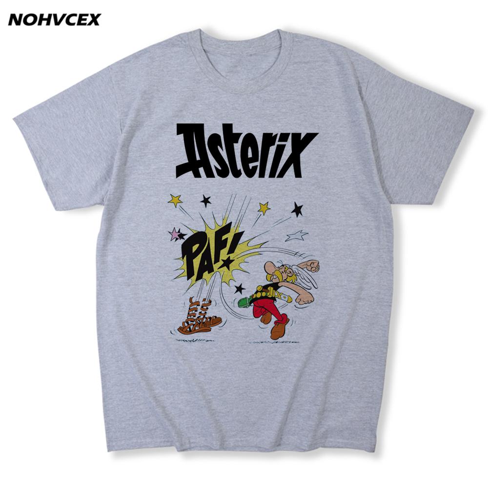 Asterix And Obelix Classic Round Neck Summer Leisure T Shirt Print S