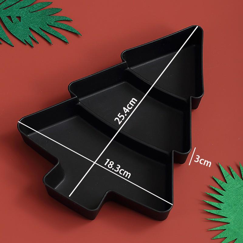 Christmas Tree Snack Box: Dried Fruit, Candy, and Melon Seed Plate