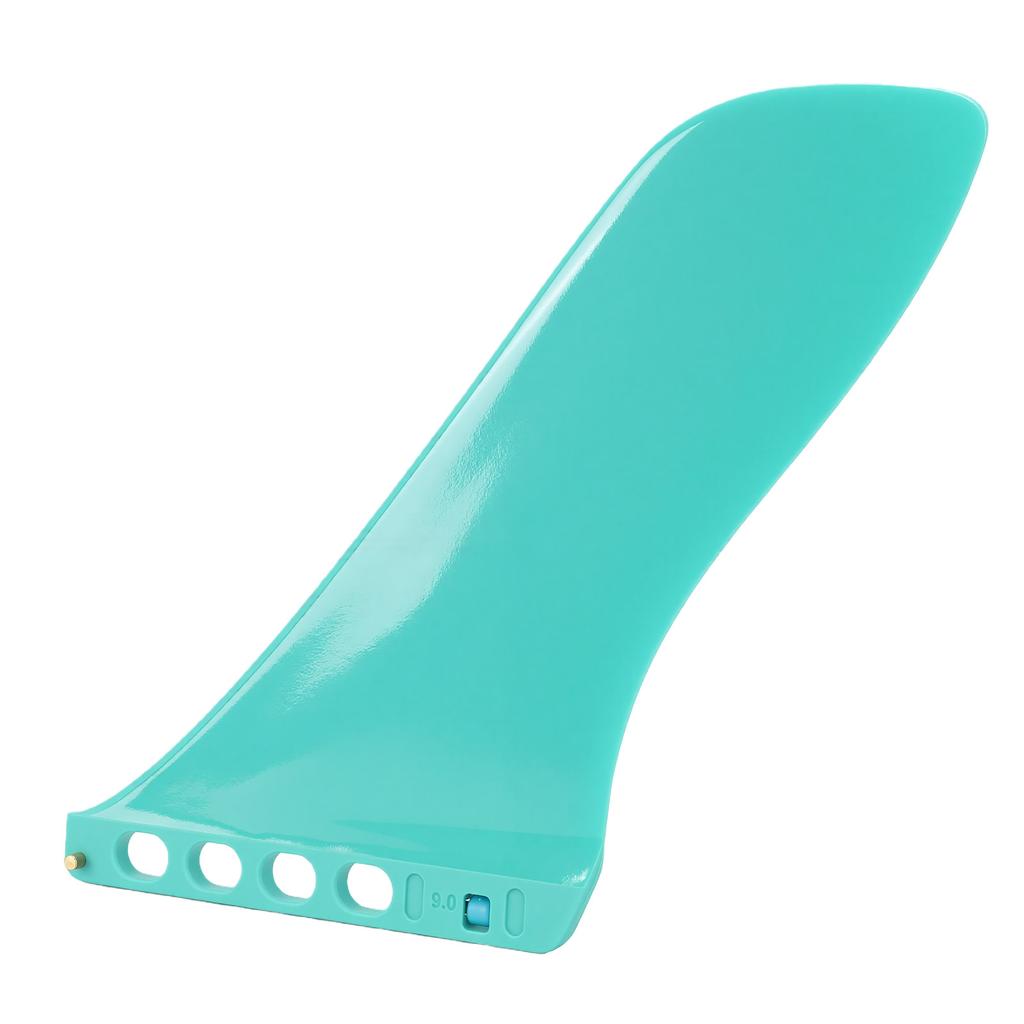 Paddle Board Tail Fin Nylon Fiberglass 9.25 Inch Surf Fin Replacement for Longboard Surfing Accessories Green