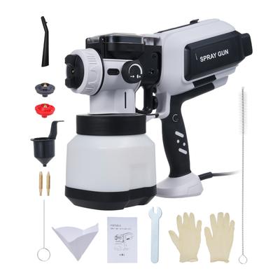Paint Sprayer 1200ML 650W Electric Spray Paint Gun with LED Light 3 Replaceable Nozzles (1.0mm,