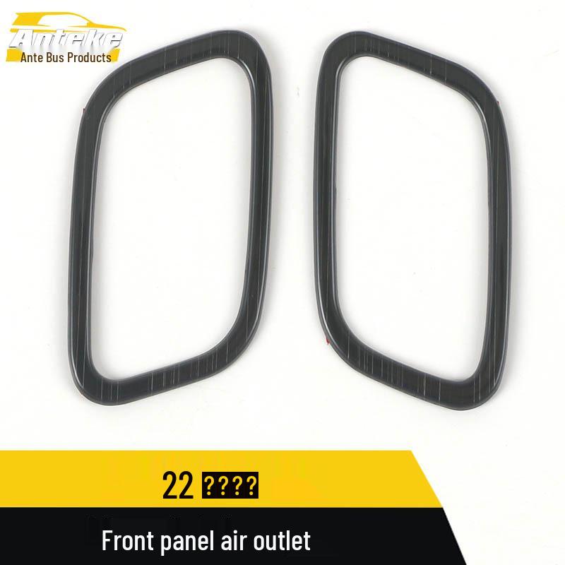 Fits 22 Models: Omoda Front Panel Air Outlet Bright Ring Stainless Steel Center Console AC Outlet Sticker