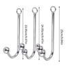 Stainless Steel Anal Hook With Anal Beads Hole Anal Hook Metal Butt Plug Anal Sex Toys Adult Product No Vibrator For Men Gay