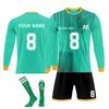 Personalised Shirts Kit Mens Girls With Name Number Custom Football Jerseys For Boys Training Suit