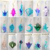 1PC DIY Butterfly Pendant Grinding Tool Love Earrings Silicone Earrings Silicone Mold Jewelry Handmade