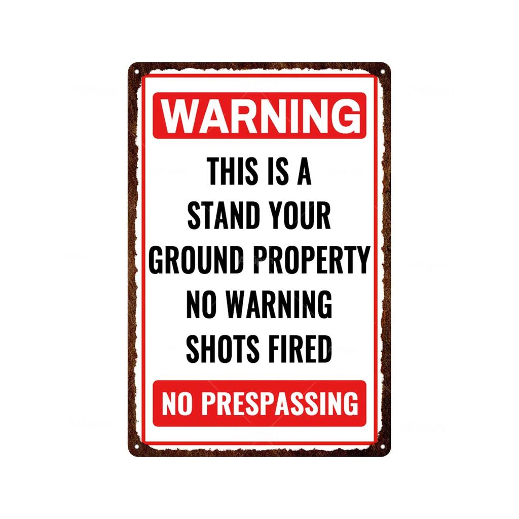 Vintage Warning Tin Sign  DO NOT DISTURB Metal Decorative Plaque Iron Painting Wall Decor for Man Cave Room Cafe Park