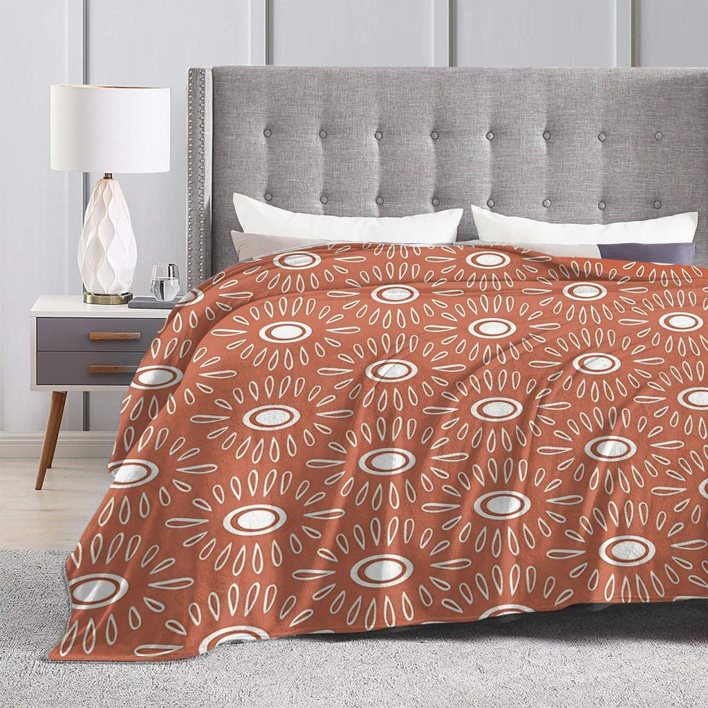 Bohemian  Pattern Plush Blanket Boy Girl  Flannel Throw Blanket For Bedroom Super Soft Design Quality Bedspread Gift