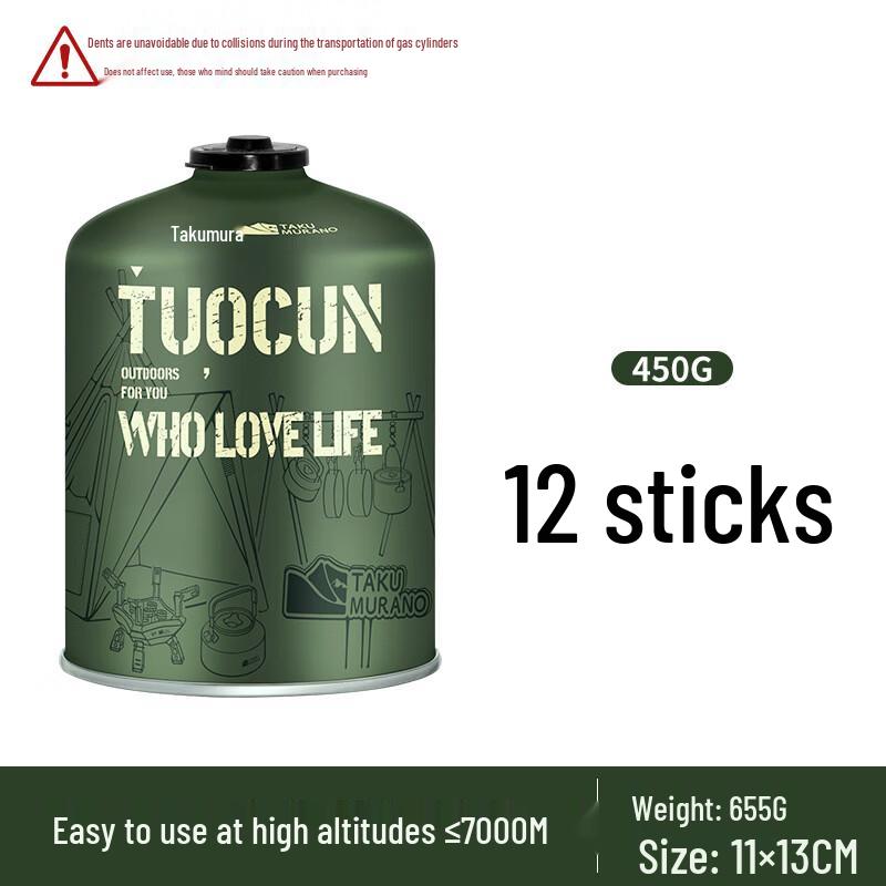 OEING Portable High-Altitude Camping Stove Kit with Butane Gas