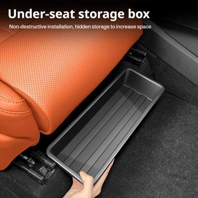 Universal Automotive Under Seat Storage Box Case Car Seat Organizer Vehicle Underseat Drawer Holder Car Storage Box Case