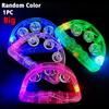 Tambourine Flashing Rattles - Colorful LED Handheld Musical Toy for Party Supplies, Birthday/Anniversary/Christmas Camping Gifts