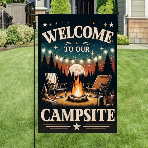 Camping ag Welcome to Our Campsite ag Graden ag UUI GGX