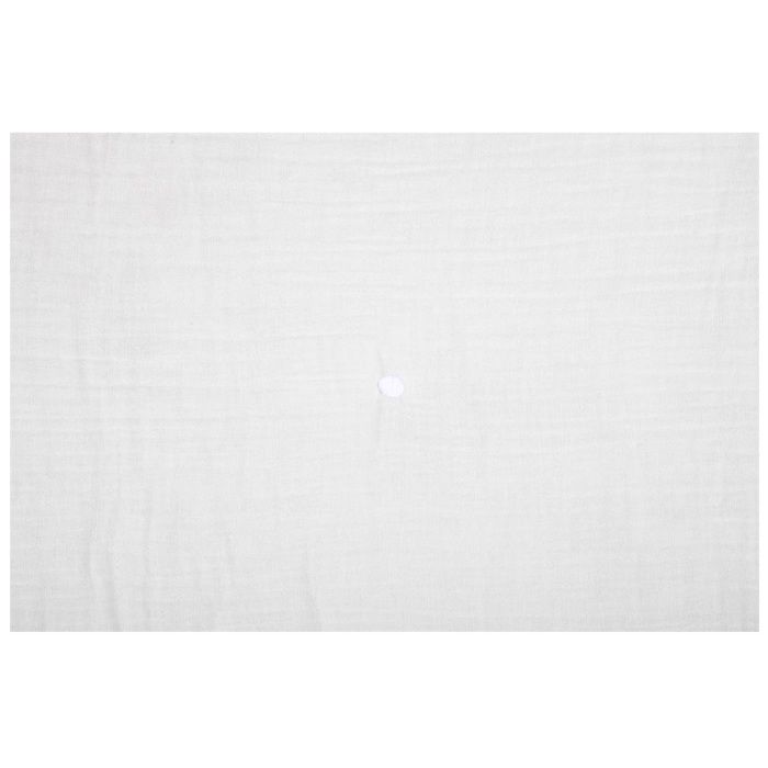 Plaid ou Edredon - Colors ecru - 125 x 150 cm - Double gaze de coton - Doux et confortable